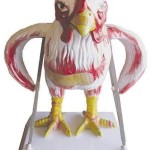 Pete chicken statue
