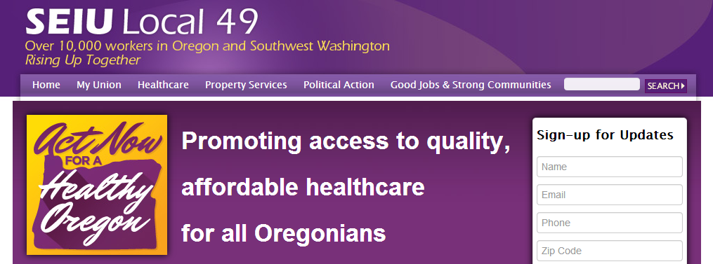 ACT NOW FOR A HEALTHY OREGON