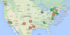 Numbers USA map of illegal alien relocation centers